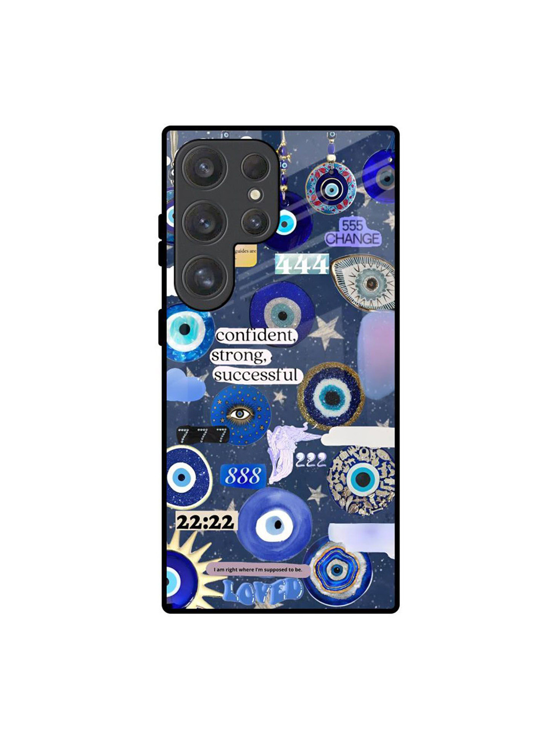 QRIOH Mystic Gaze Printed Samsung Galaxy S25 Ultra 5G Back Case Mobile Accessories