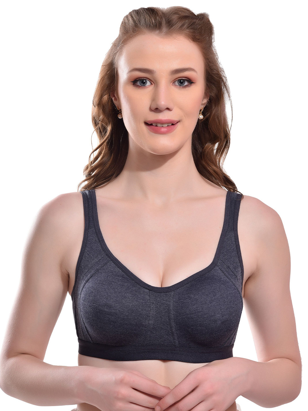 Viral Girl Women Full Coverage Non Padded Workout Bra