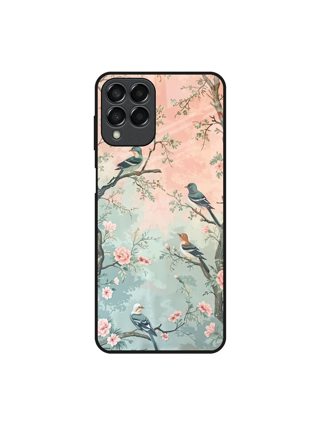 QRIOH Nature's Chorus Quirky Printed Samsung Galaxy M53 5G Silicone Back Case