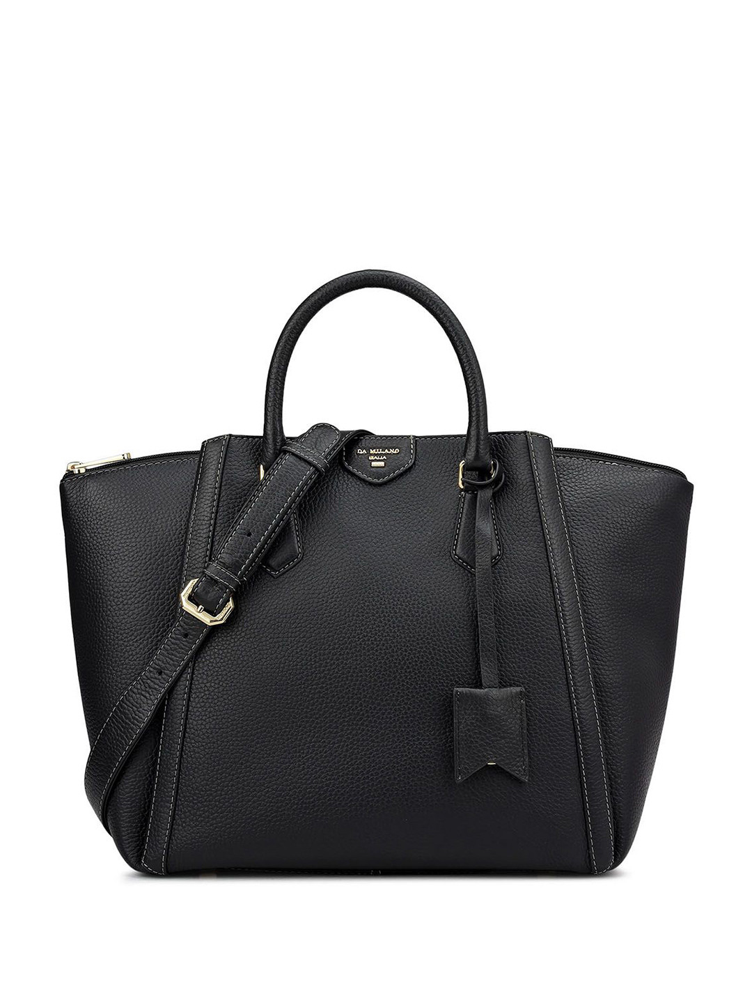 Da Milano LB-4443 Women Textured Swagger Leather Handheld Bag