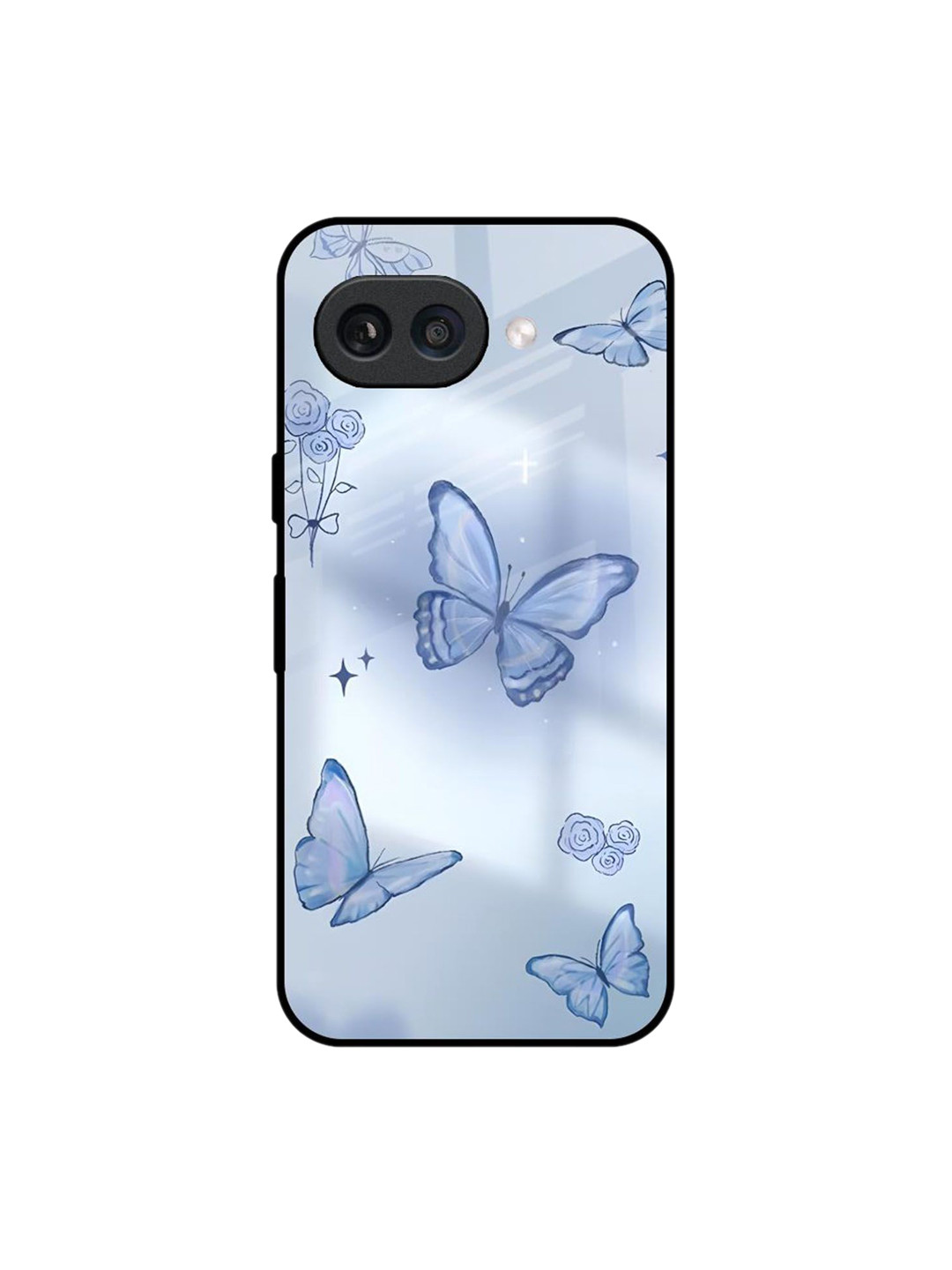 QRIOH Winged Elegance Quirky Printed Google Pixel 9A Silicone Back Case