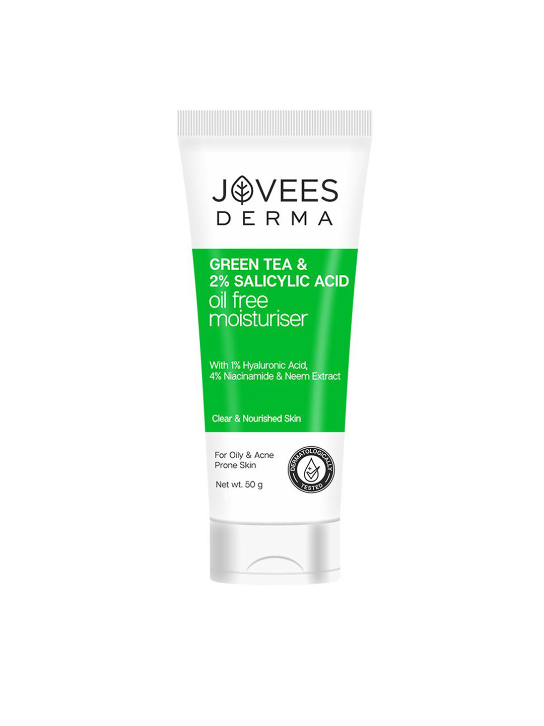 Jovees Derma Green Tea & 2% Salicylic Acid Oil Free Moisturizer - 50 g