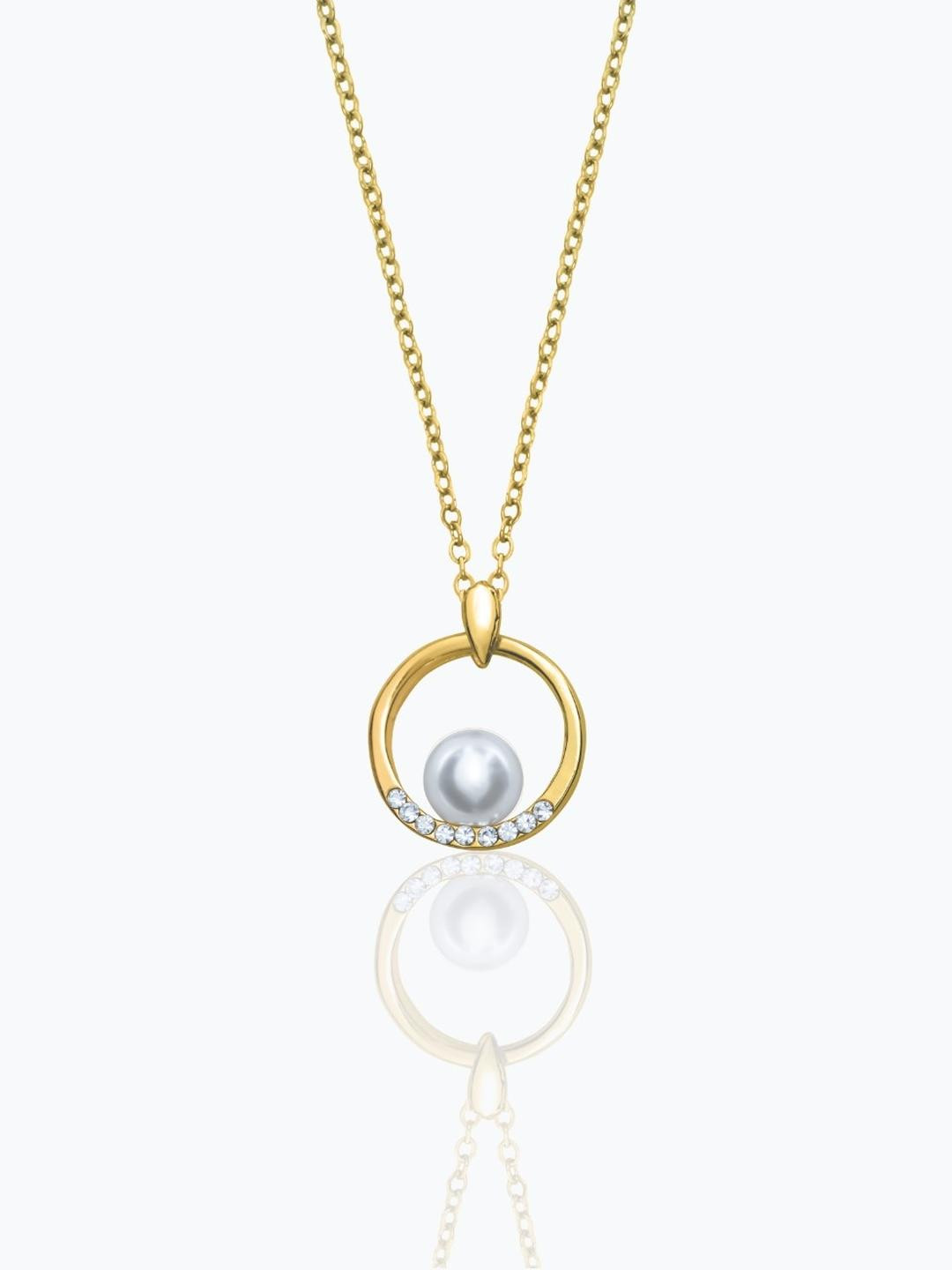 The Aira Bling Gold Stainless Steel Necklace