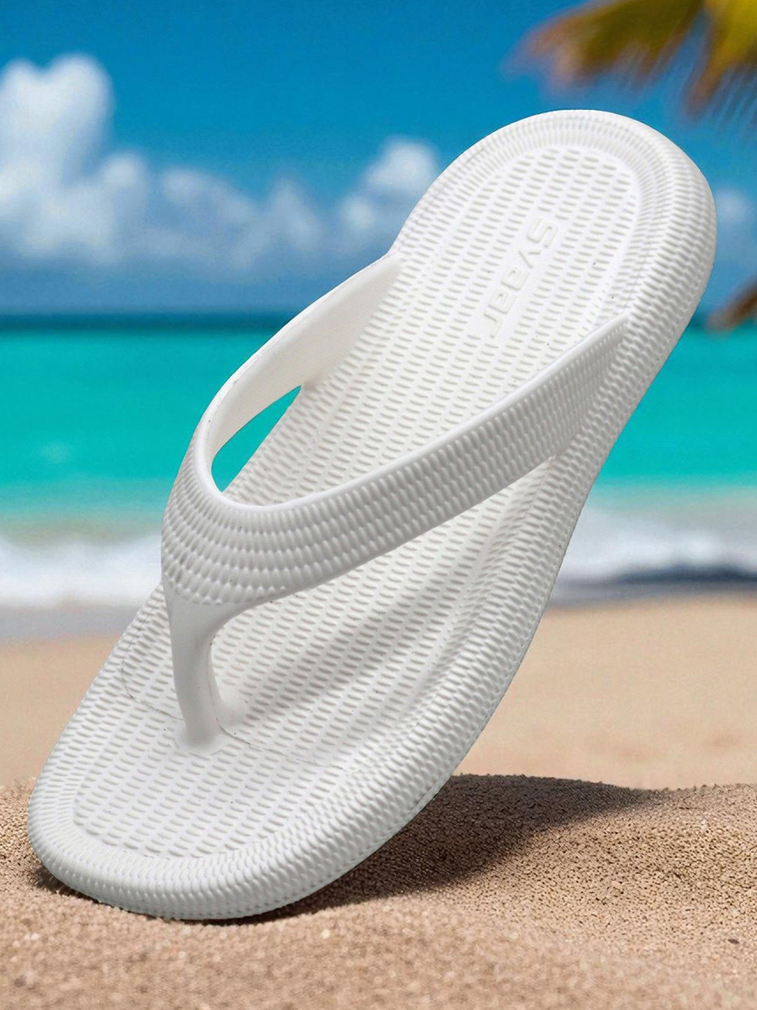 Svaar Women Comfort Lightweight & Durable Thong Flip-Flops With Textured Footbed