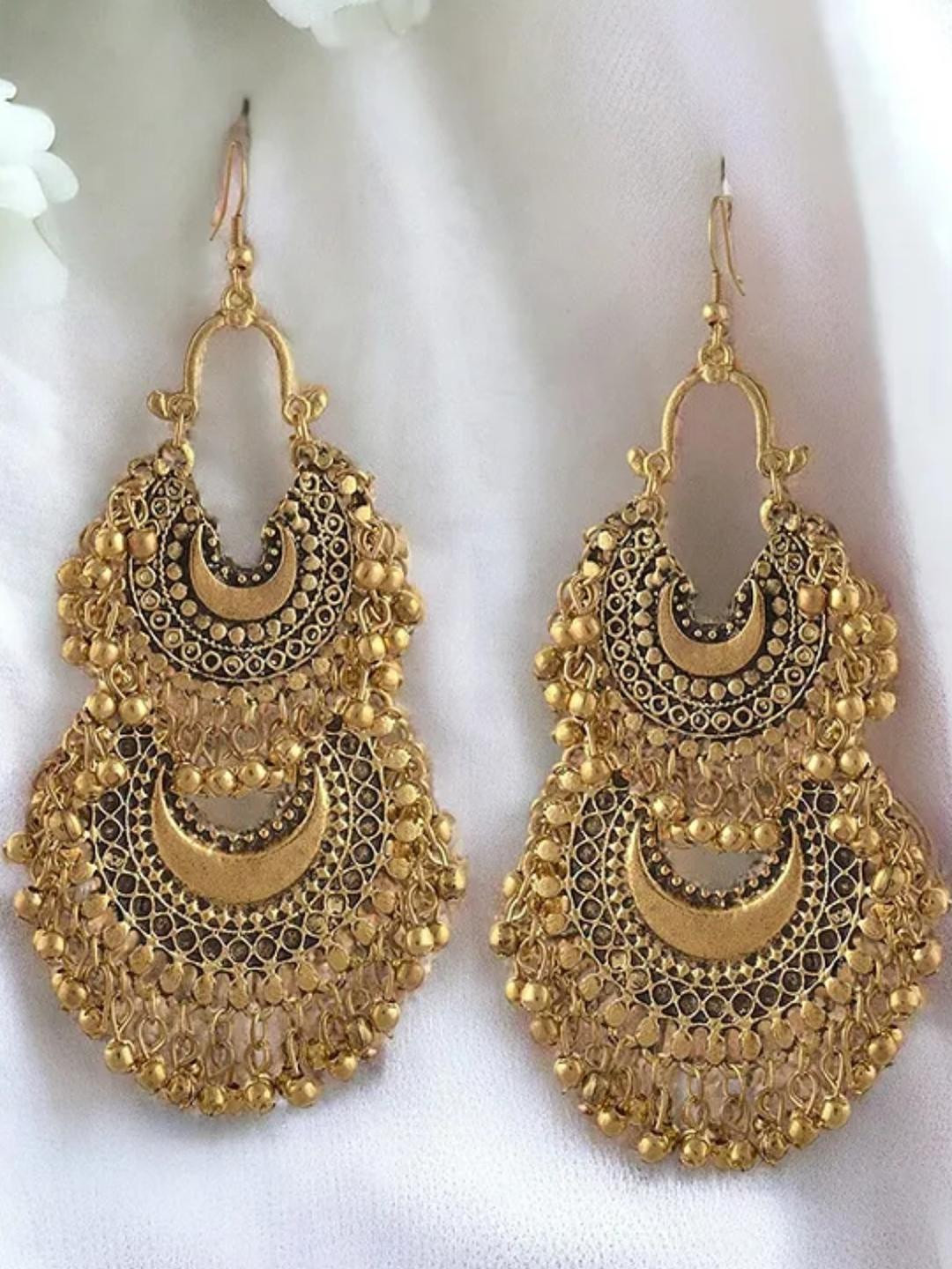 BMINO Classic Jhumkas Earrings