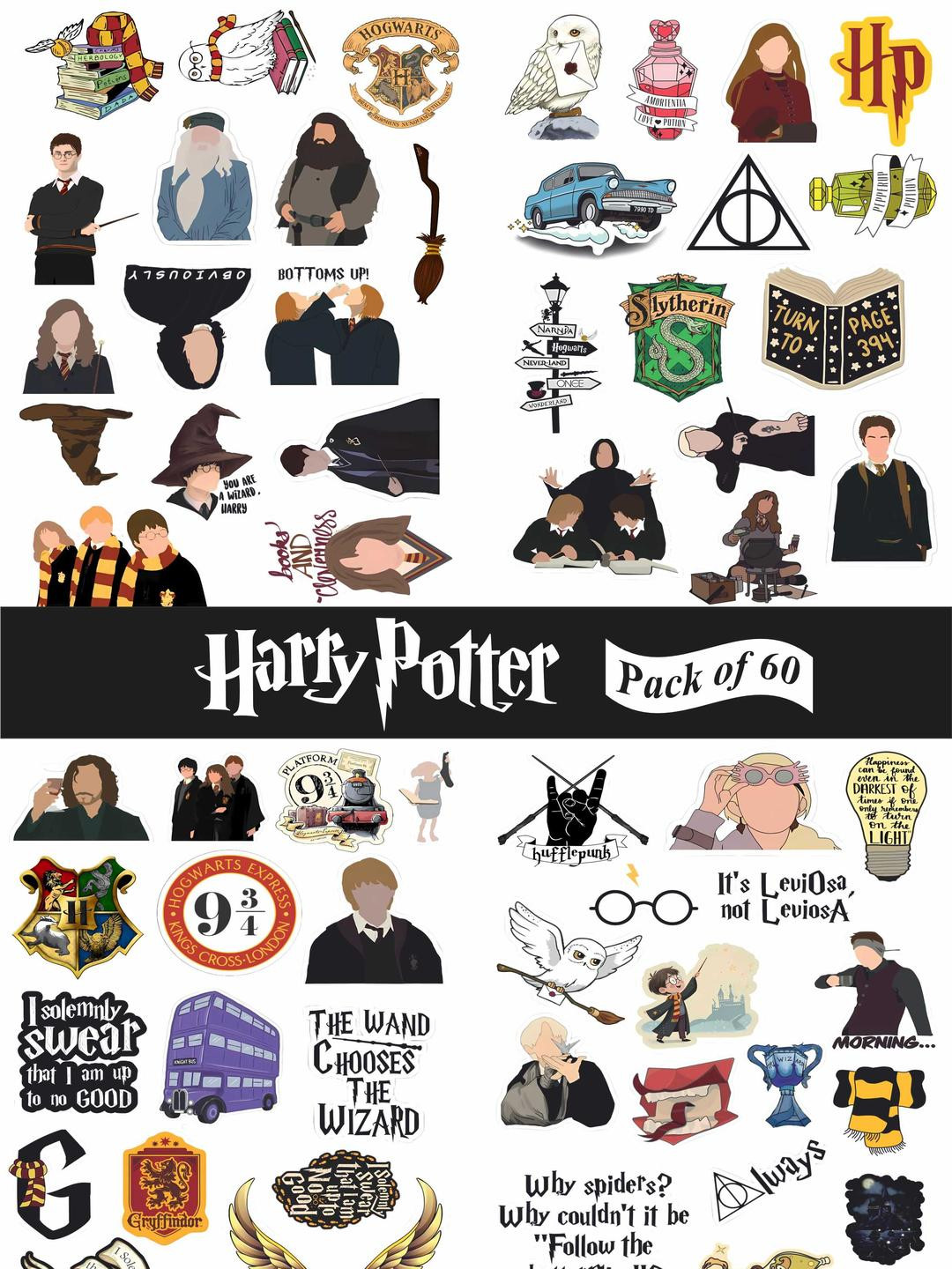 PRINTING DADDY Set Of 60 Stickers