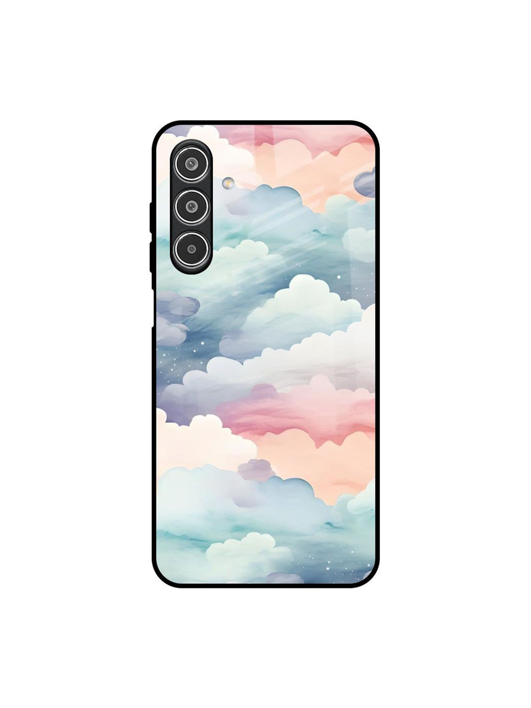 QRIOH Starry Cloud Printed Sleek & Lightweight Silicone Samsung Galaxy A26 5G Back Case