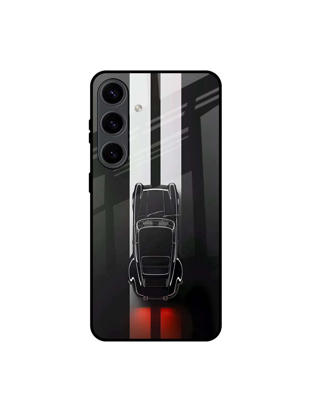 QRIOH Shadow Flash Quirky Printed Samsung Galaxy S24 5G Silicone Back Case