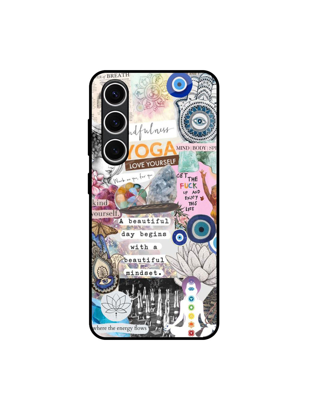 QRIOH Divine Flow Printed Samsung Galaxy S24 FE 5G Silicone Back Case