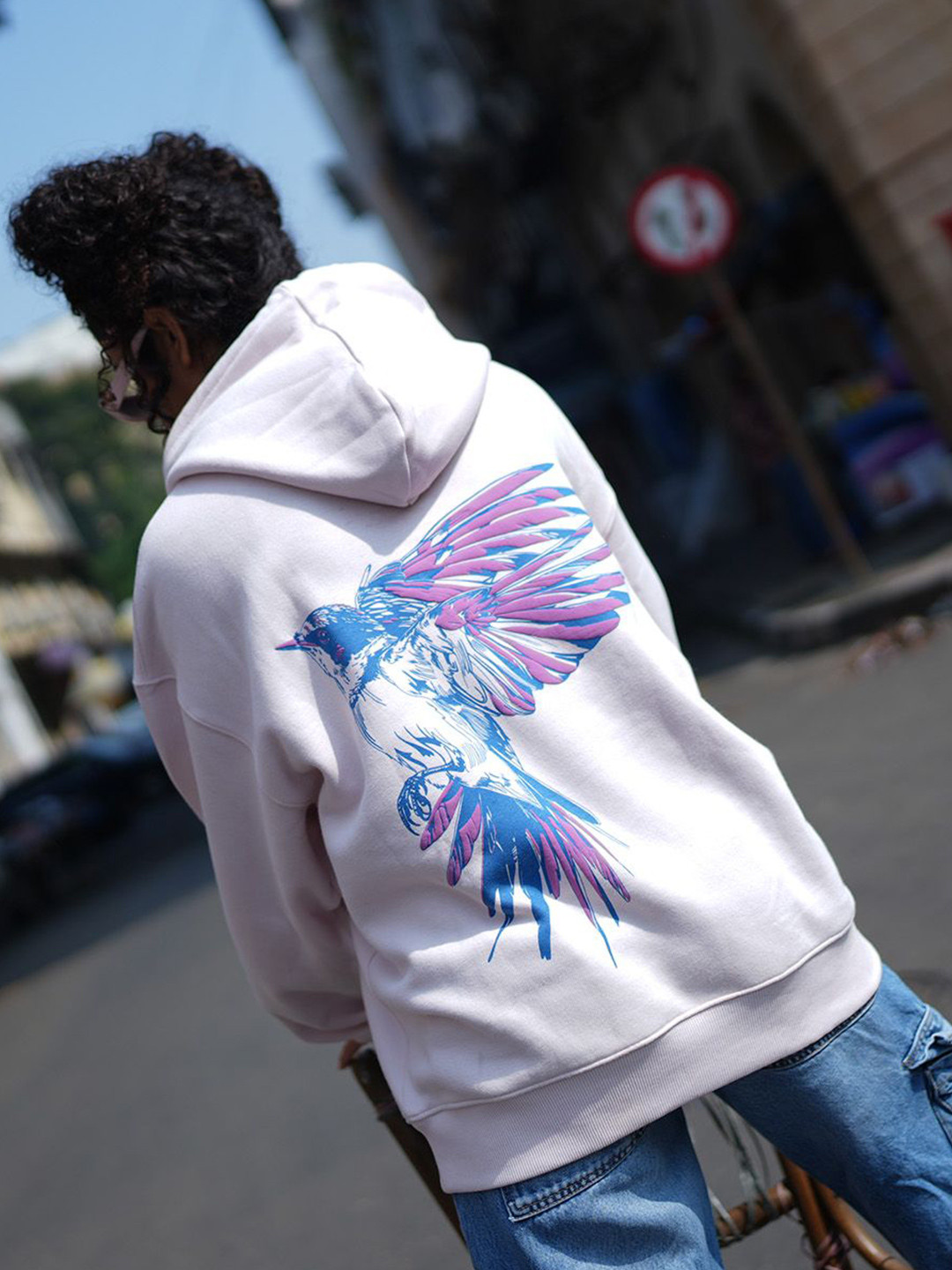 UNSOMBER Unisex Printed Hooded Sweatshirt