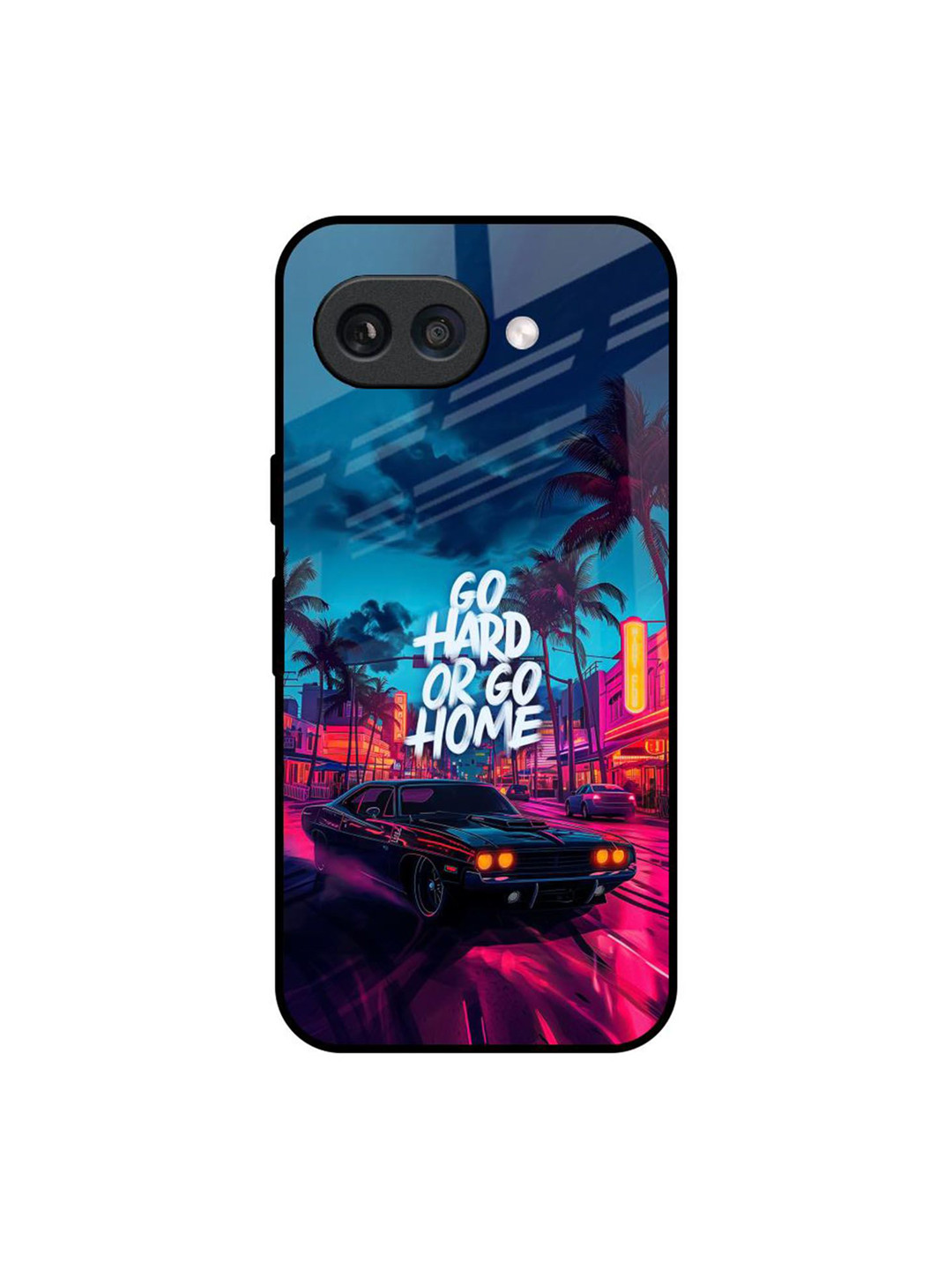 QRIOH Hustle Hard Google Pixel 9A Back Case Mobile Accessories