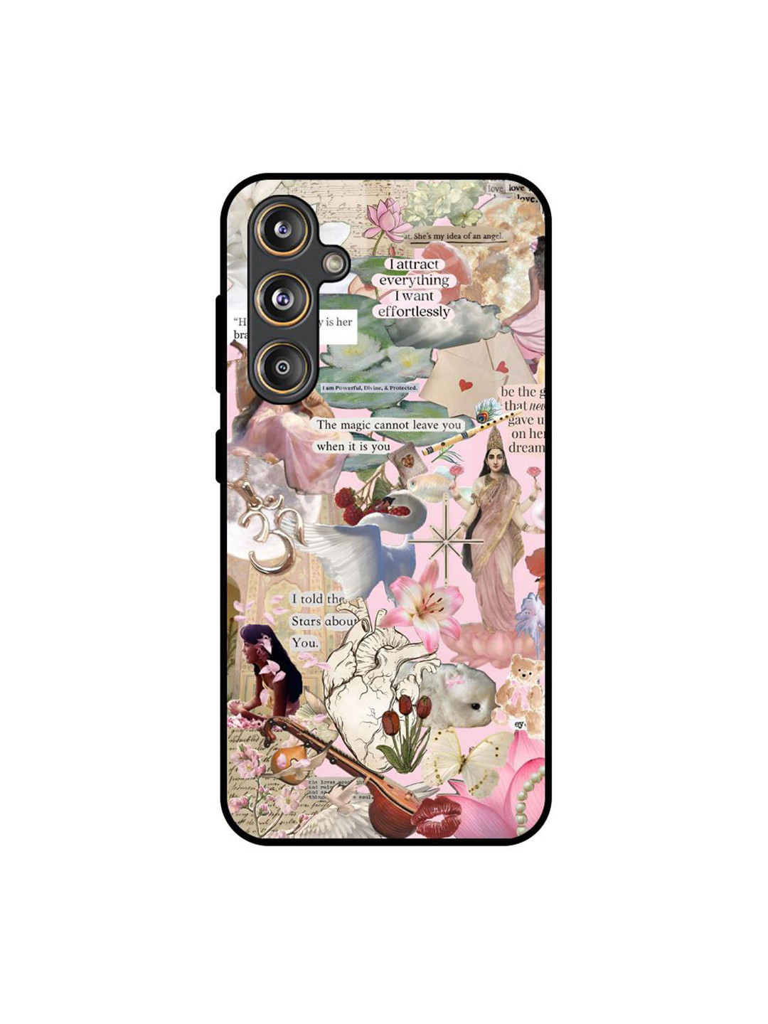 QRIOH Unisex Graphic Goddess Printed Samsung Galaxy M55s Back Case Mobile Accessories