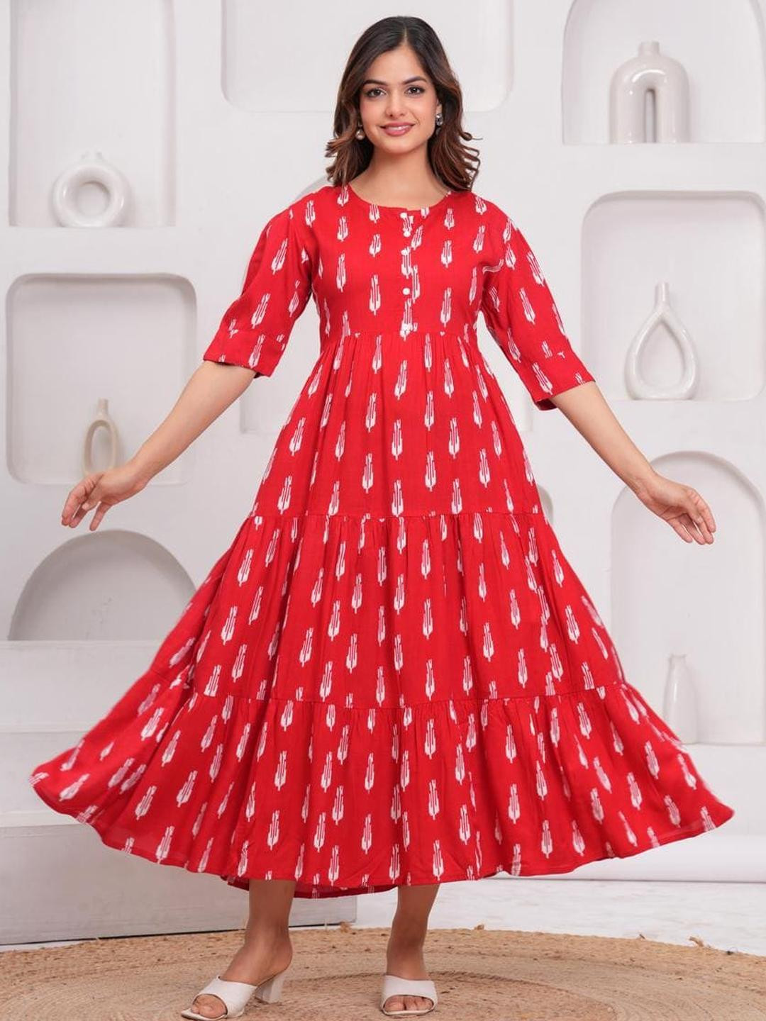 AURIPRX FASHION Women Cotton Kurtas