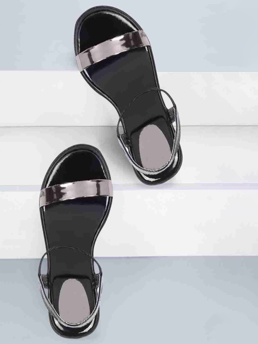 SHOE LAB Women Block Heels Sandals Toes