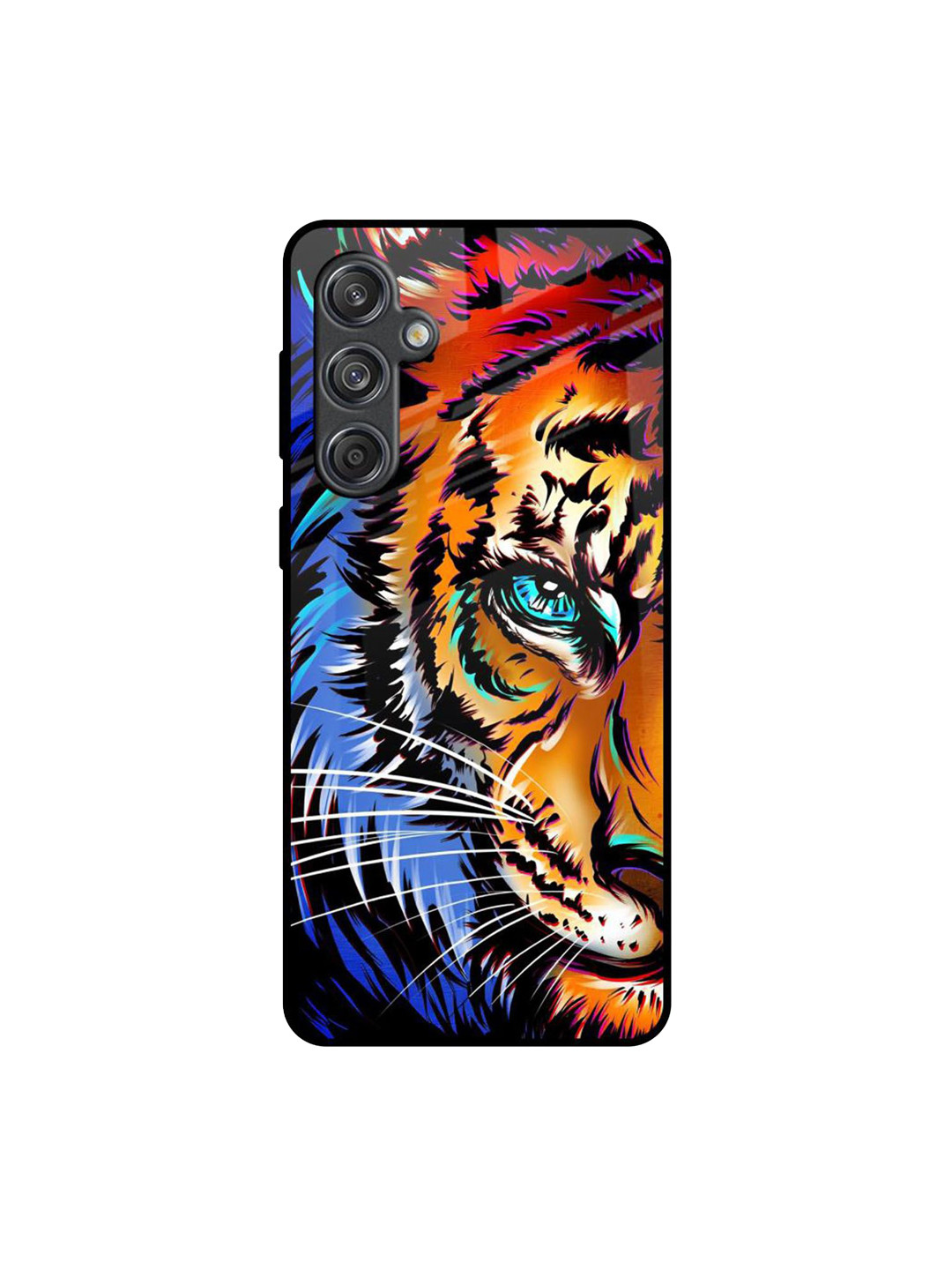 QRIOH Tiger Printed Silicone Samsung Galaxy M55 5G Back Case