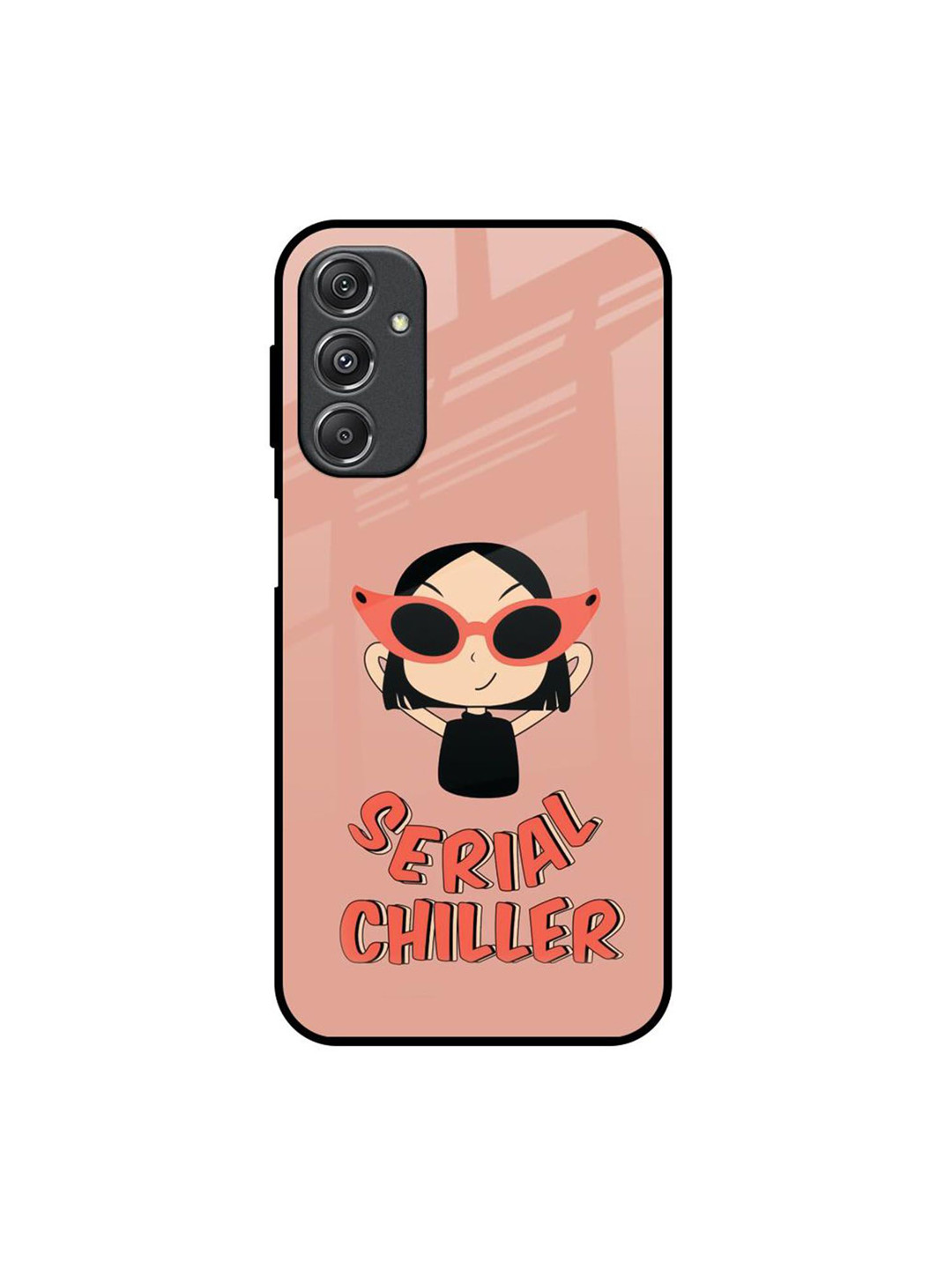 QRIOH Women Chilling Quirky Printed Samsung Galaxy M34 5G Back Case Mobile Accessories