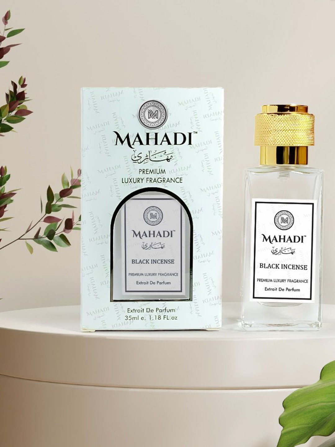 Mahadi Black Incense Long Lasting Extrait De Parfum- 35 ml