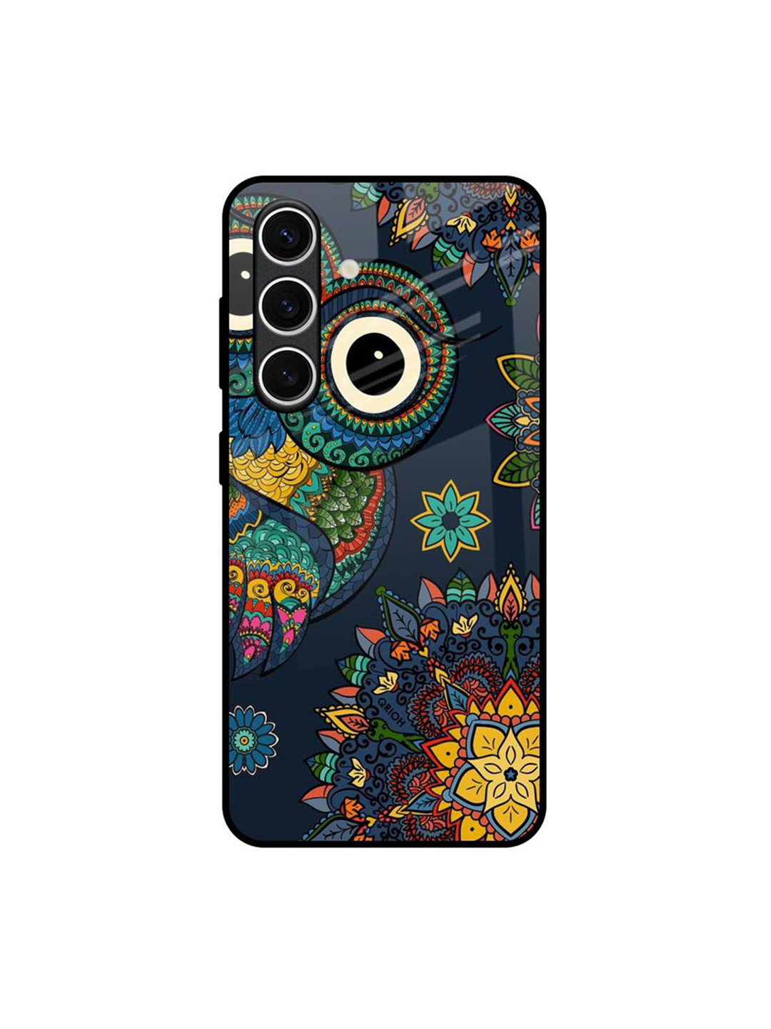 QRIOH Owl Printed Lightweight Samsung Galaxy S24 FE 5G Silicone Back Case