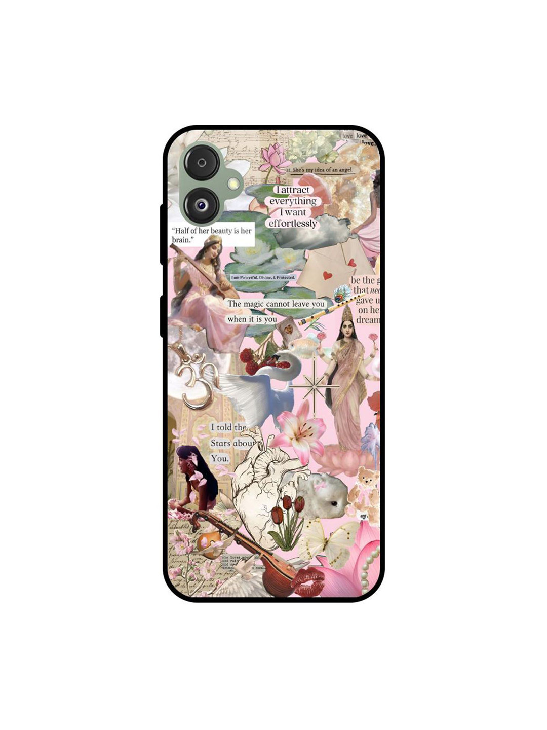 QRIOH Goddess Of Elegance Samsung Galaxy F14 5G Silicone Back Case Mobile Accessories