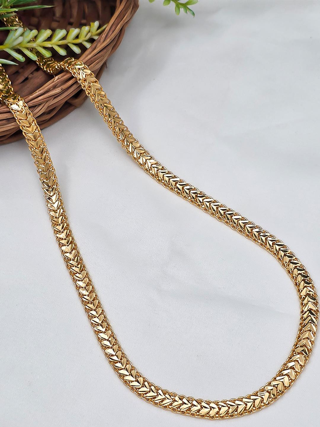 Talish Copper Gold-Plated Daily Wear Chain