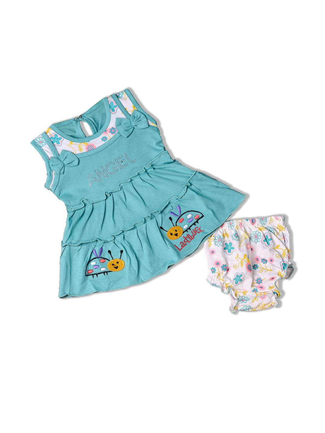 ER LIFE Style Embroidered Detail Fit & Flare Mini Dress