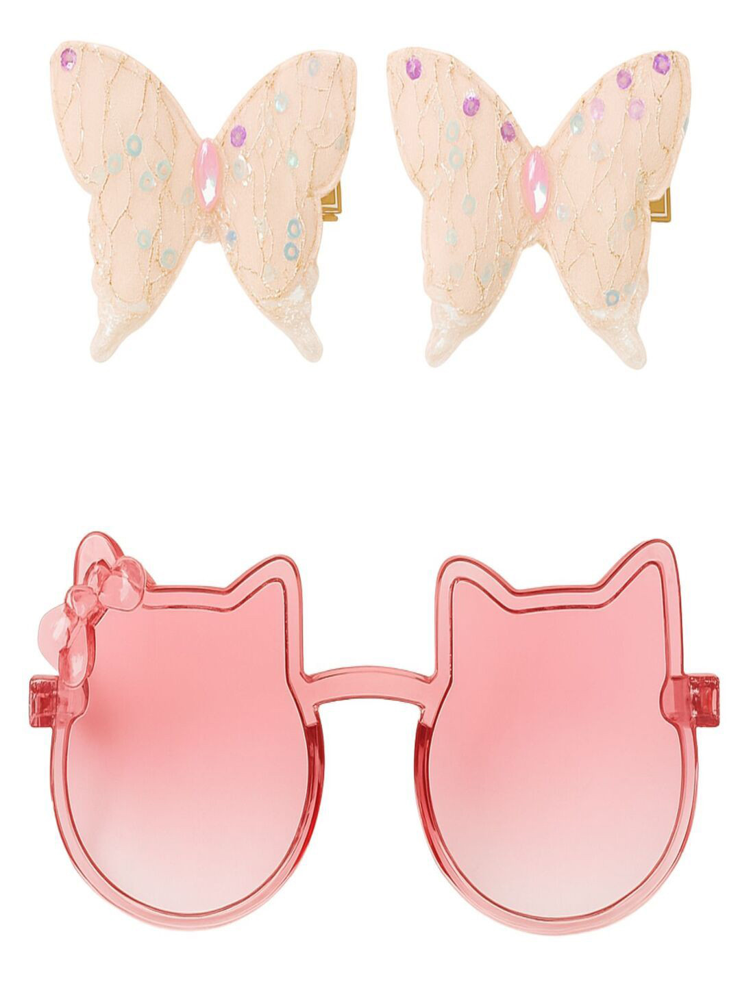 AmazingKarts Girls Fashion Cute Bow Hair Clip with Sun Goggles