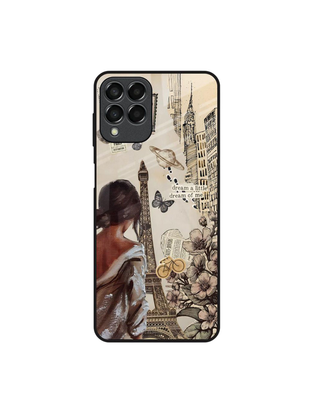 QRIOH Paris Vogue Printed Samsung Galaxy M53 5G Back Case Mobile Accessories