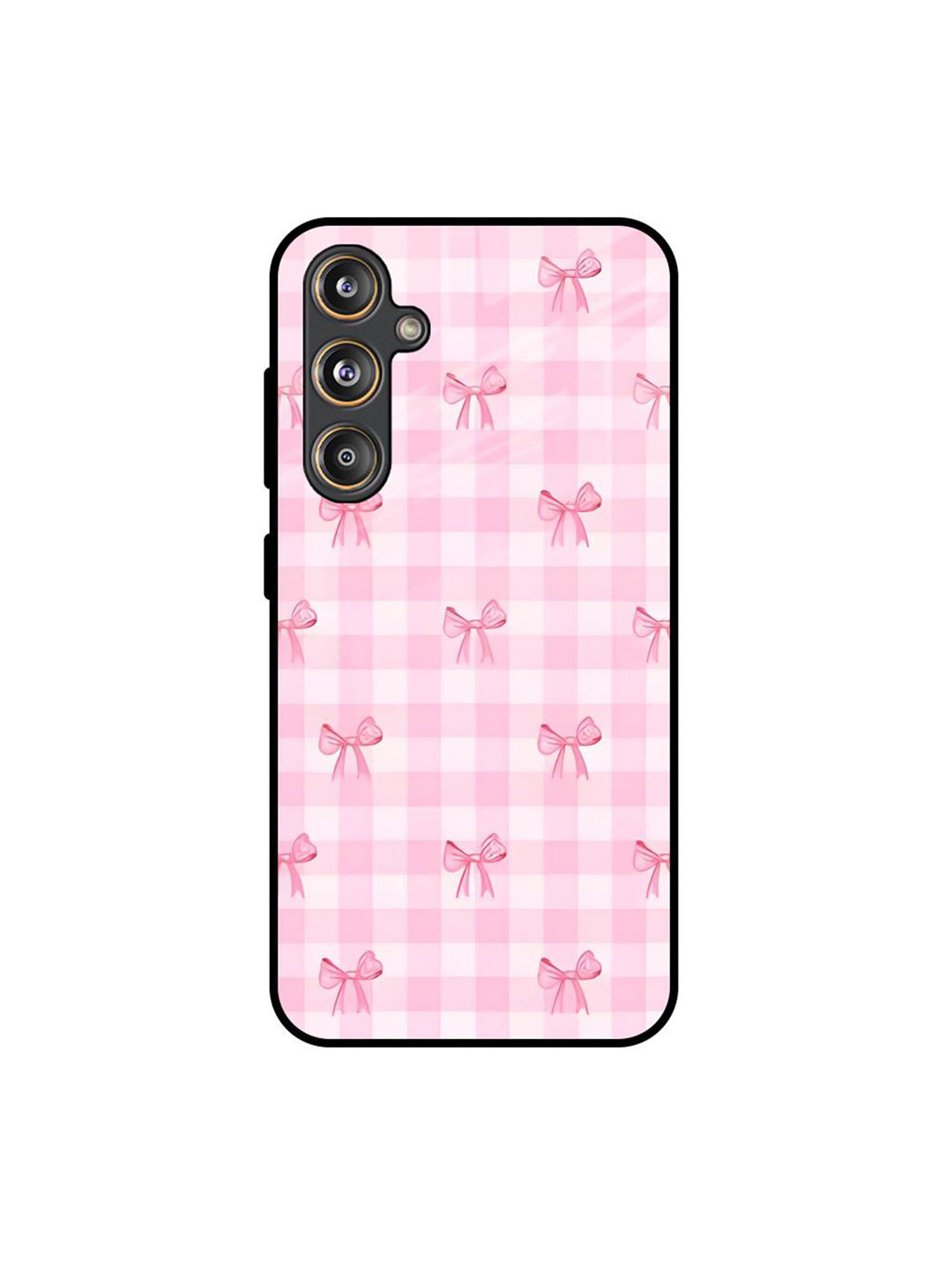 QRIOH Women Bowtique Pattern Women Printed Samsung Galaxy F55 5G Silicone Back Case