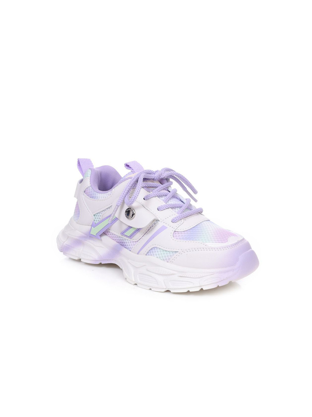 ZOOMBIE Girls Round Toe Lace-Up Sneakers