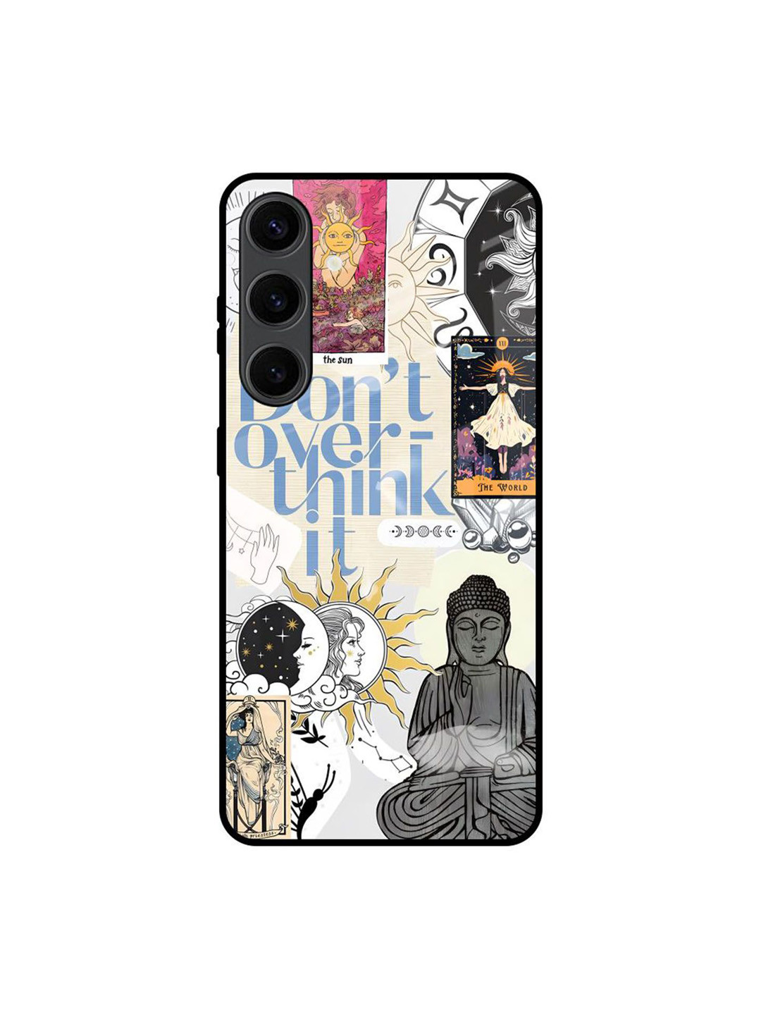 QRIOH Heaven Path Printed Samsung Galaxy S24 Plus Glass  Back Case Mobile Accessories
