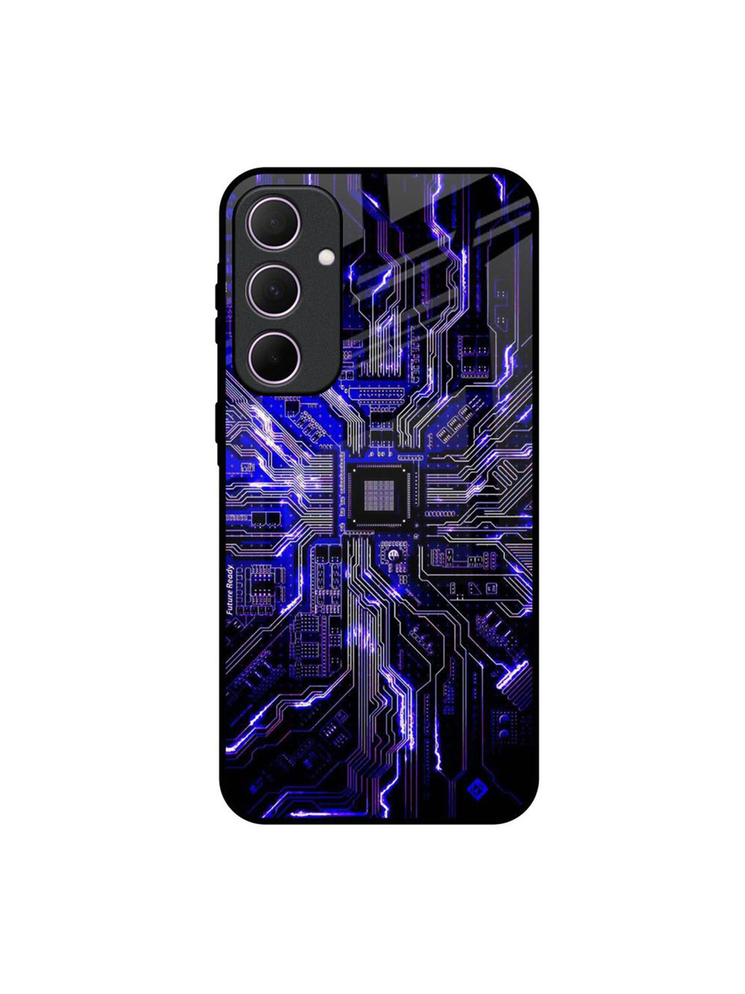 QRIOH Techno Quirky Printed Samsung Galaxy A35 5G Glass Back Case
