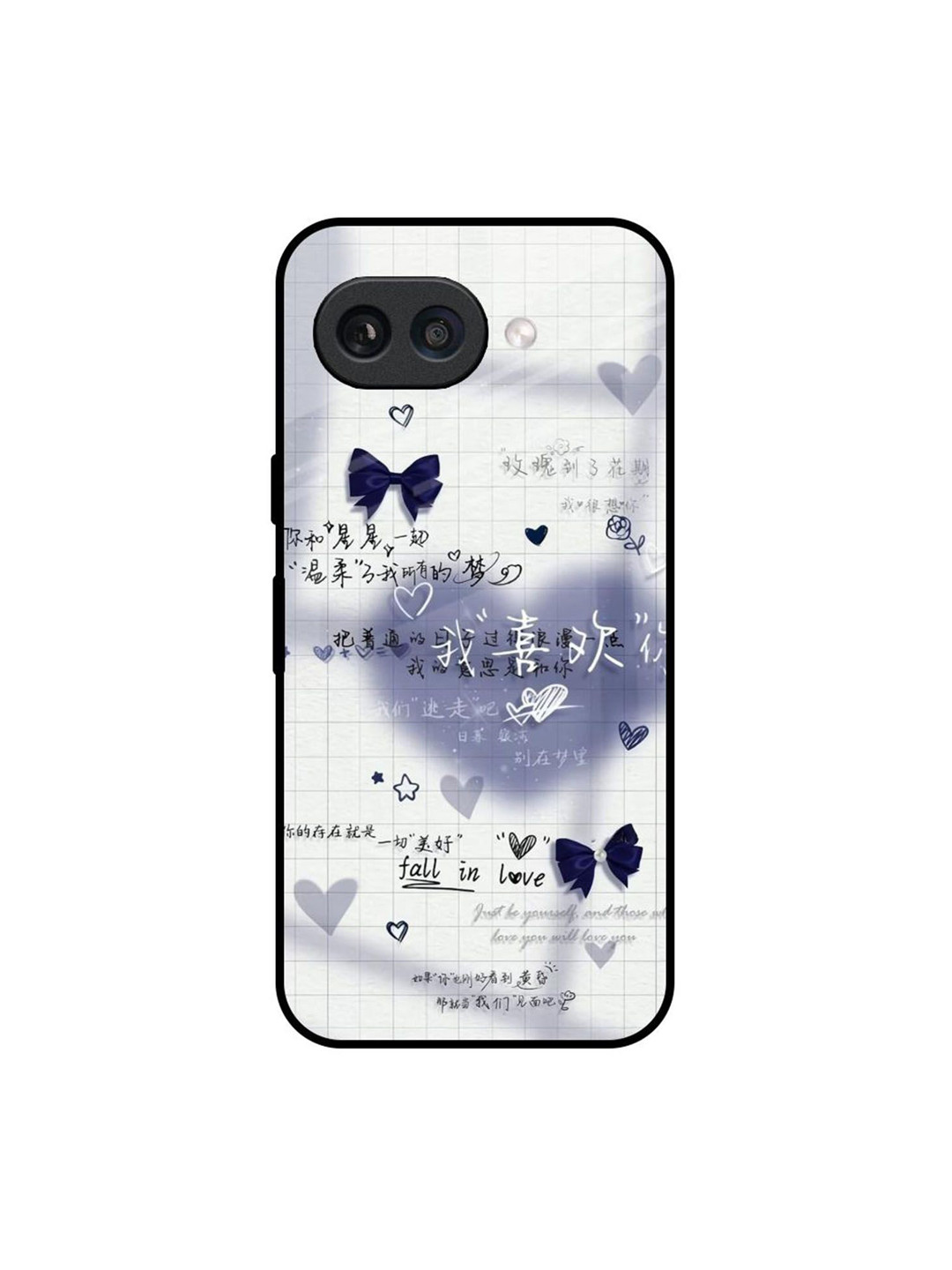 QRIOH Heartfelt Harmony Quirky Printed Google Pixel 9A Silicone Back Case