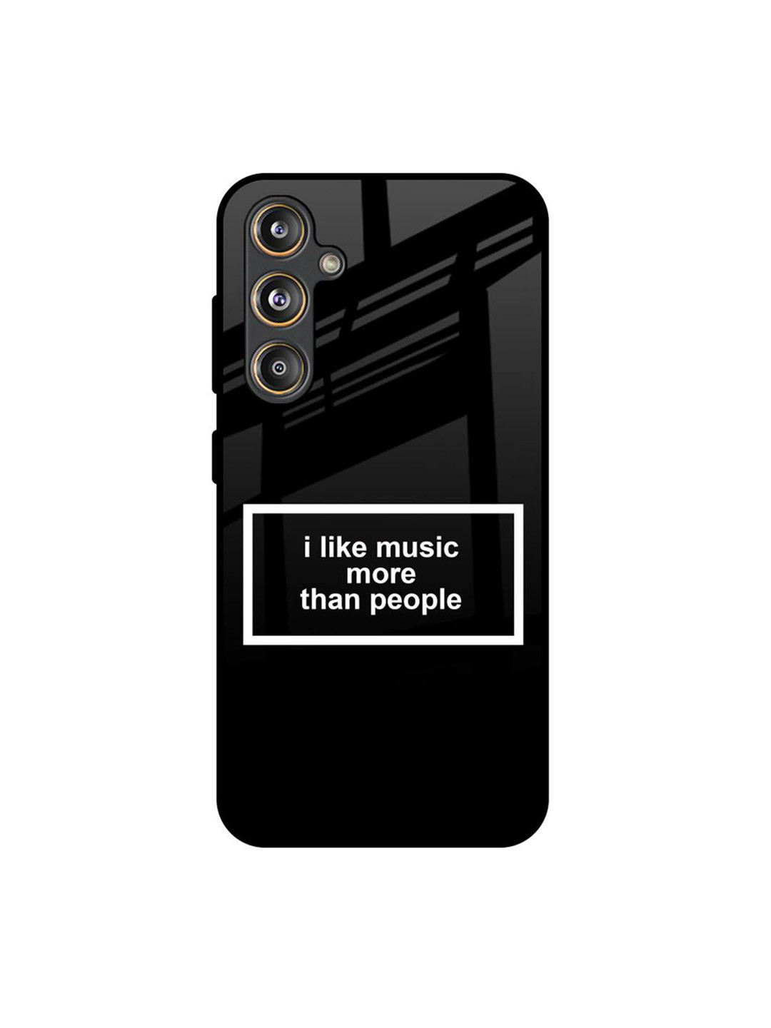 QRIOH Music Lover Quirky Printed Samsung Galaxy M55s Silicone Back Case