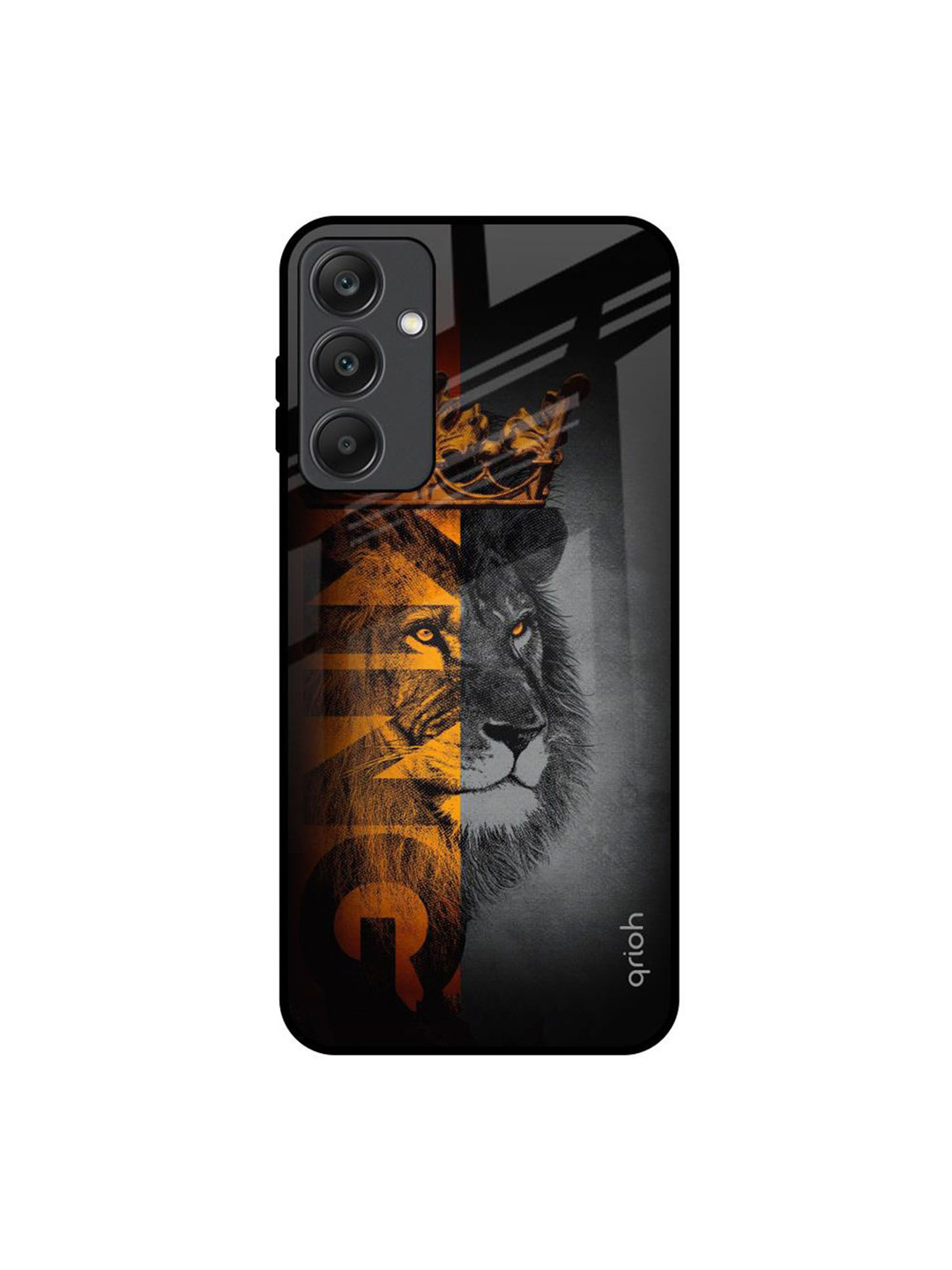 QRIOH Lion Printed Sleek & Lightweight Silicone Samsung Galaxy A25 5G Back Case