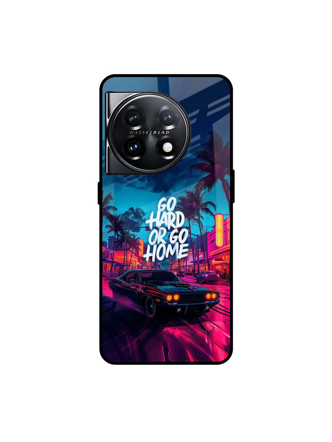 QRIOH Hustle Hard Printed OnePlus 11 5G Silicone Back Case