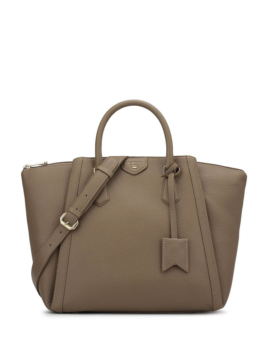 Da Milano LB-4443 Women Textured Swagger Leather Handheld Bag