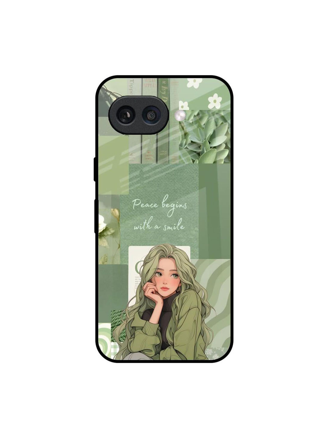 QRIOH Fantasy Girl Quirky Printed Google Pixel 9A Silicone Back Case