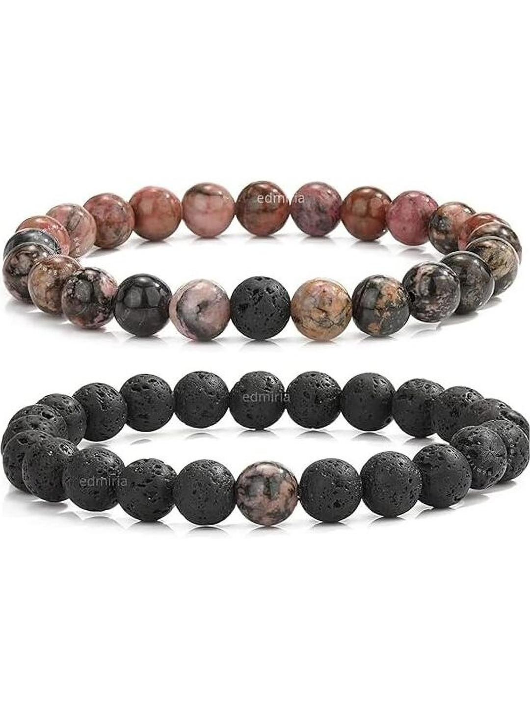 EDMIRIA Unisex Bronze-Toned Ceramic Bracelet