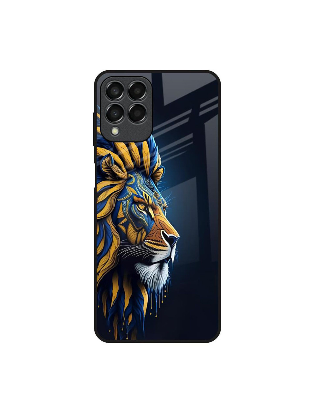 QRIOH Lion Printed Silicone Samsung Galaxy M53 5G Back Case
