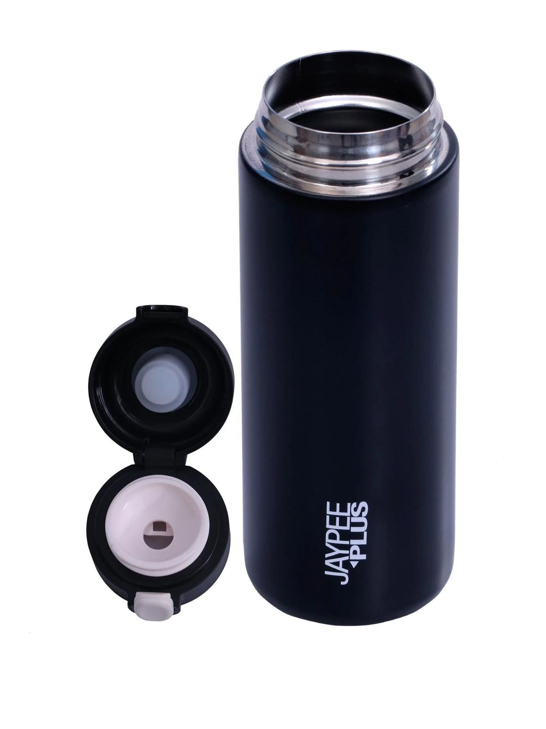 Jaypee Plus Uniform Black Steel Hot & Cold Water bottle 500ml