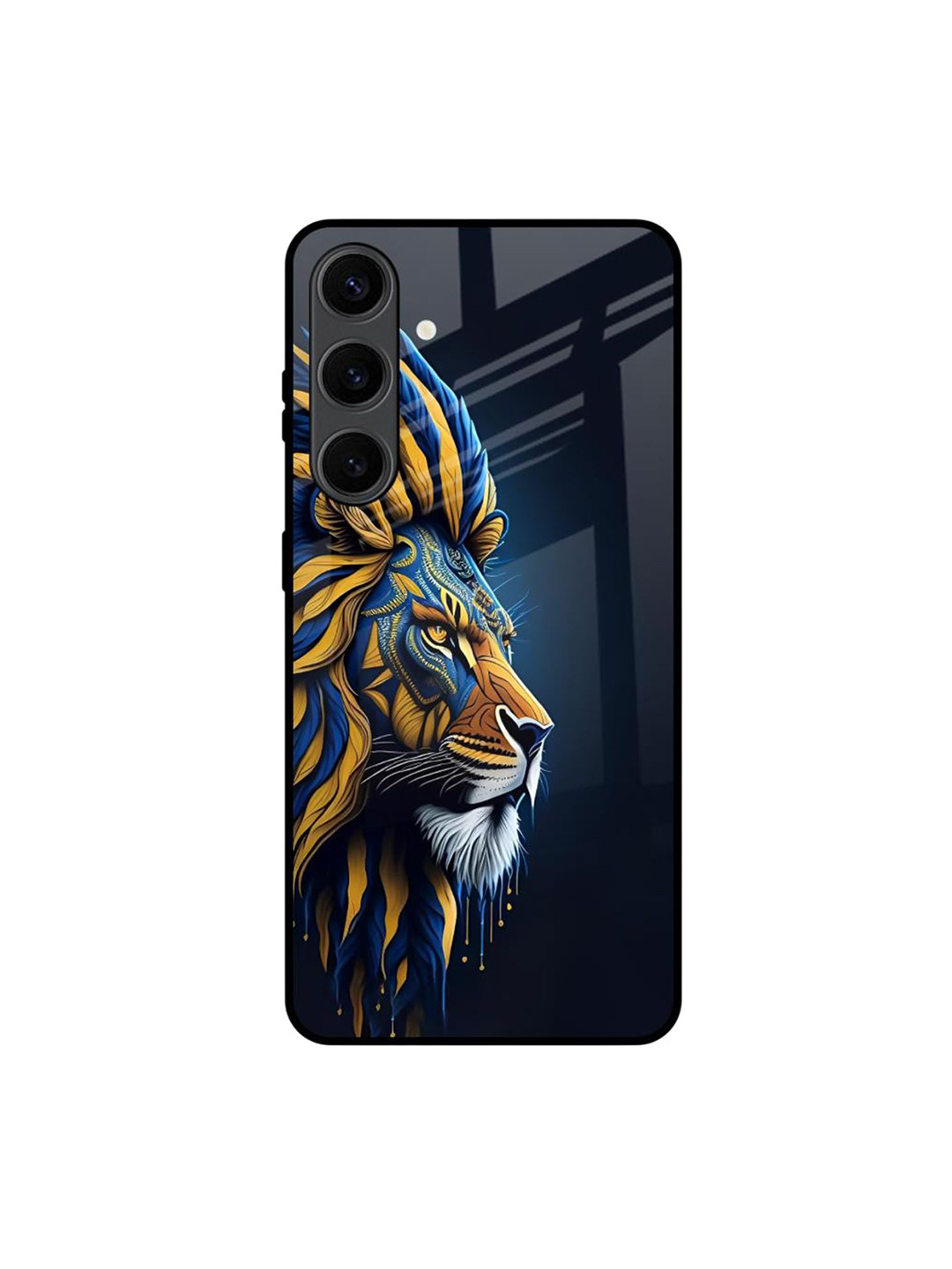 QRIOH Animated Lion Quirky Printed Samsung Galaxy S24 Plus 5G Silicone Back Case