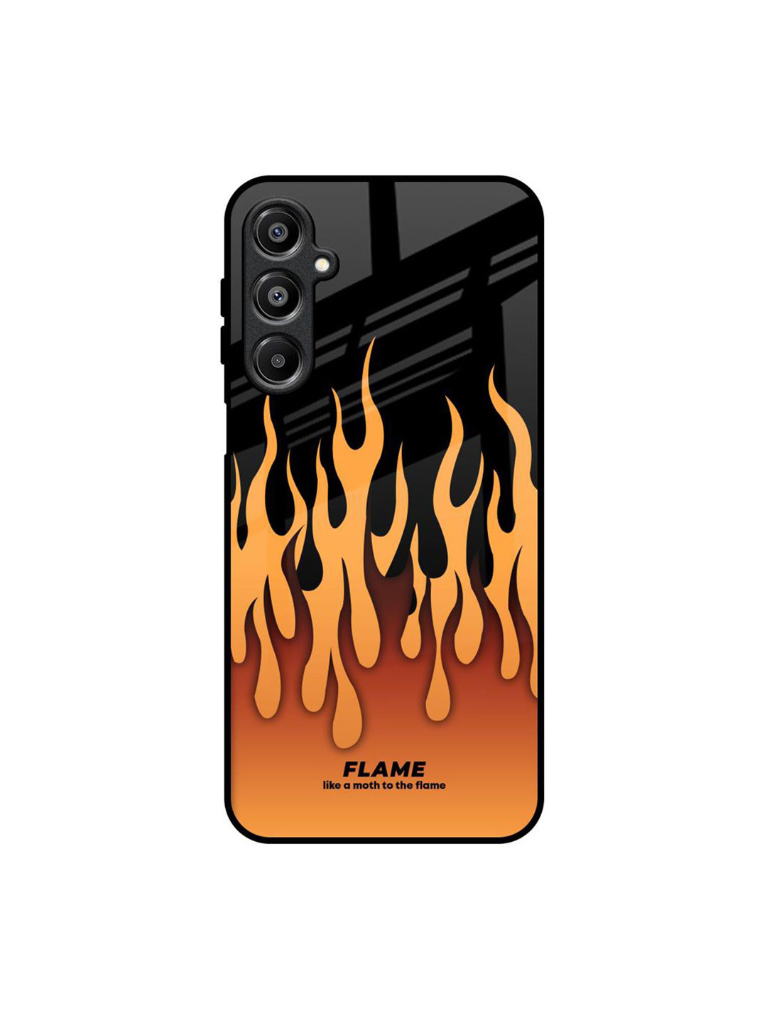 QRIOH Fire Flame Printed Lightweight Samsung Galaxy A16 5G Silicone Back Case