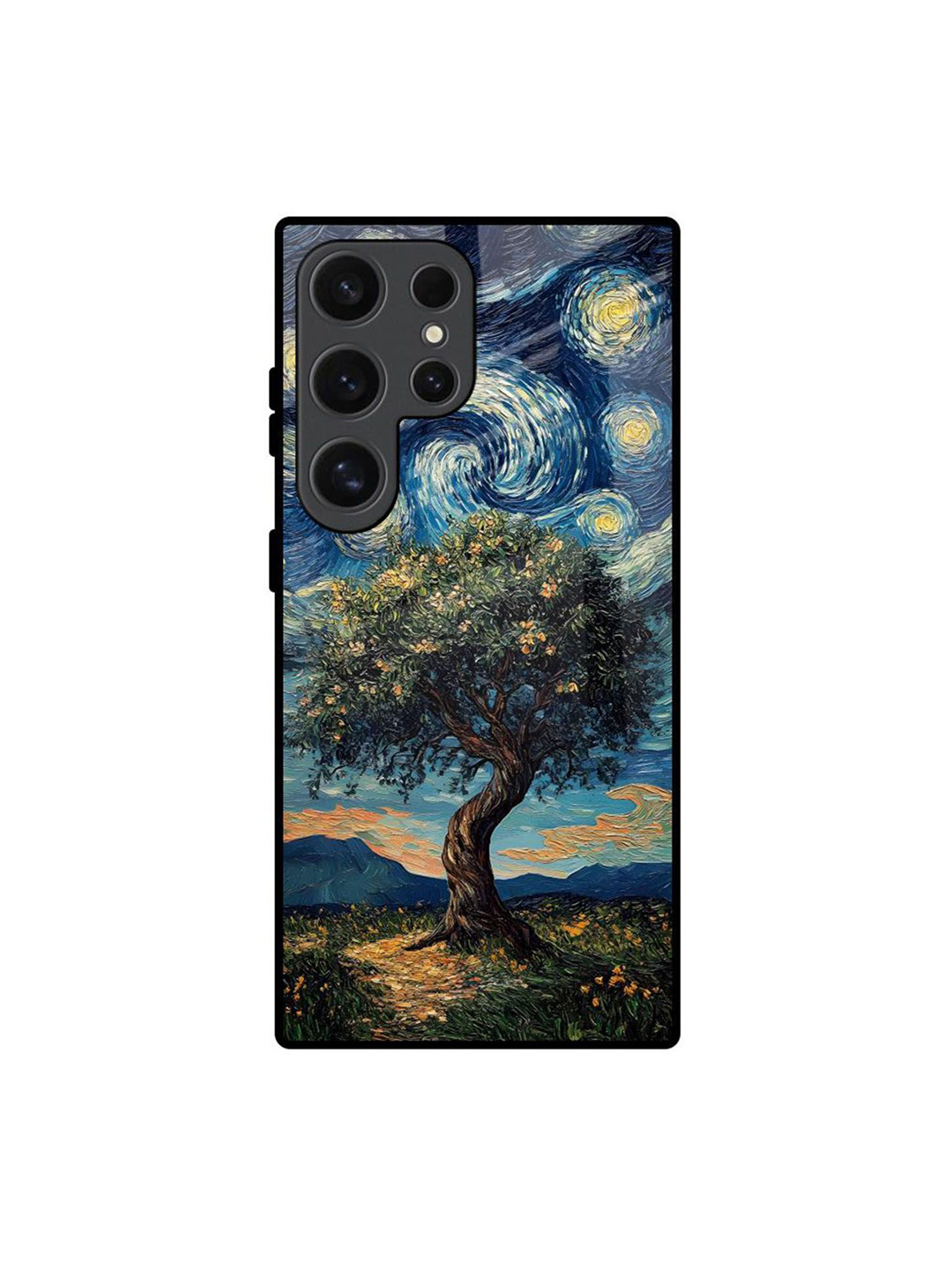 QRIOH Forest Printed Samsung Galaxy S24 Ultra 5G Silicone Back Case