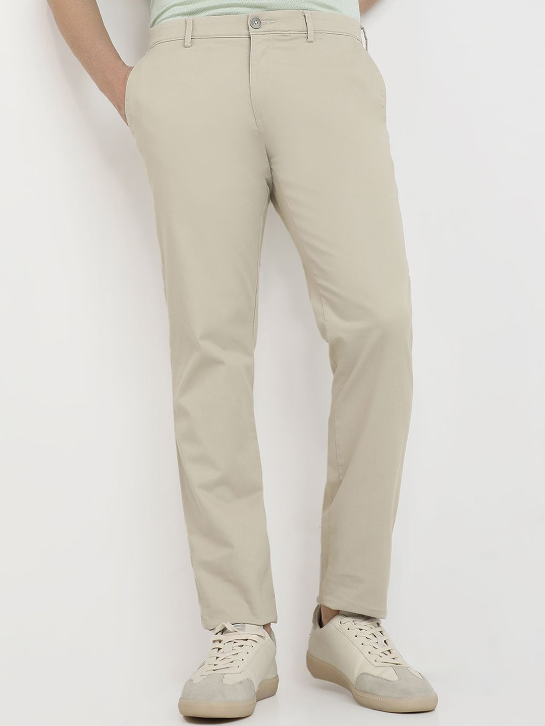 Park Avenue Men Original Slim Fit Pure Cotton Trousers