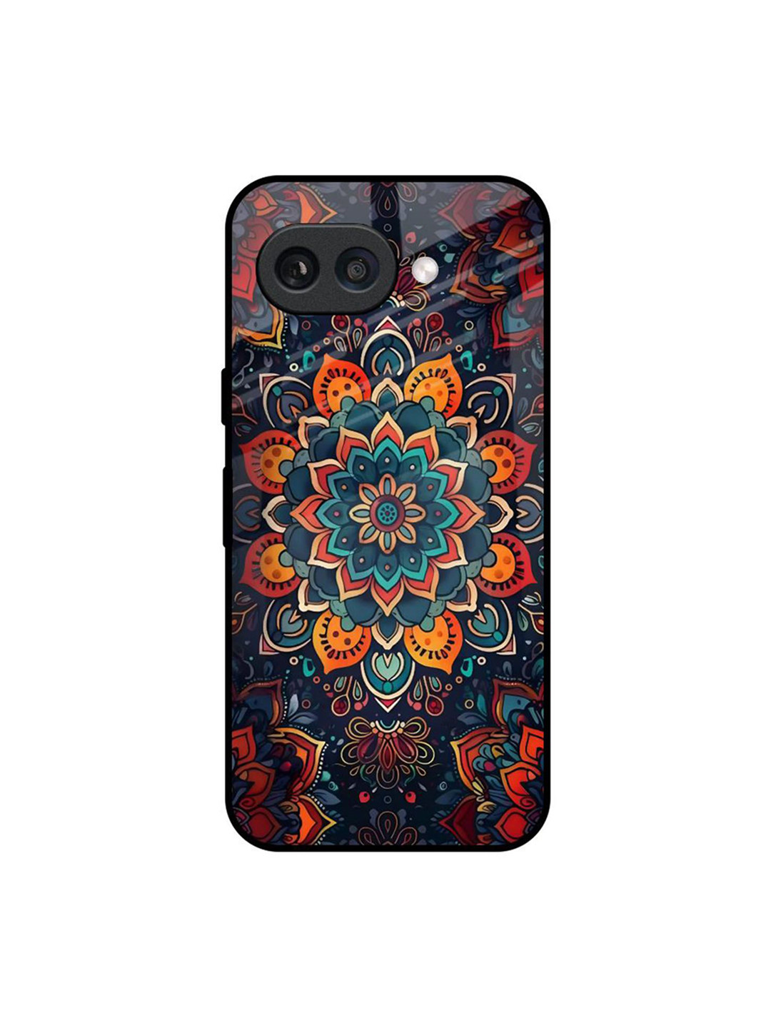 QRIOH Boho Orbit Quirky Printed Google Pixel 9A Silicone Back Case