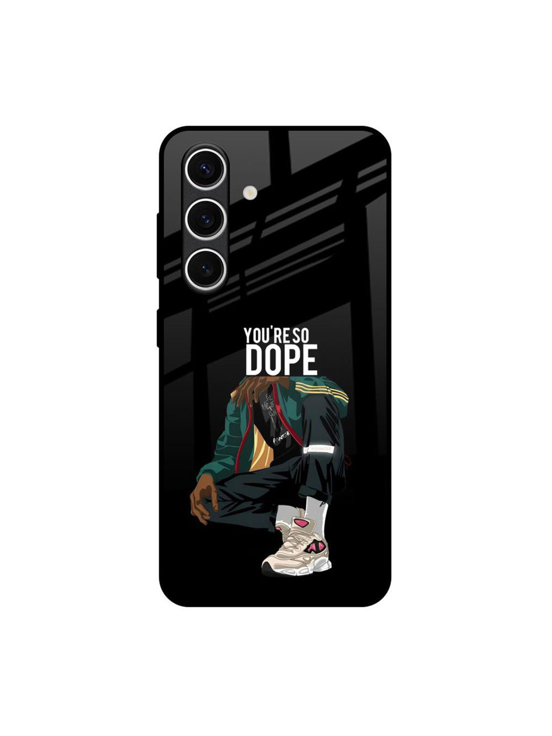 QRIOH Dope Person Printed Samsung Galaxy S24 FE 5G Silicone Back Case Mobile Accessories