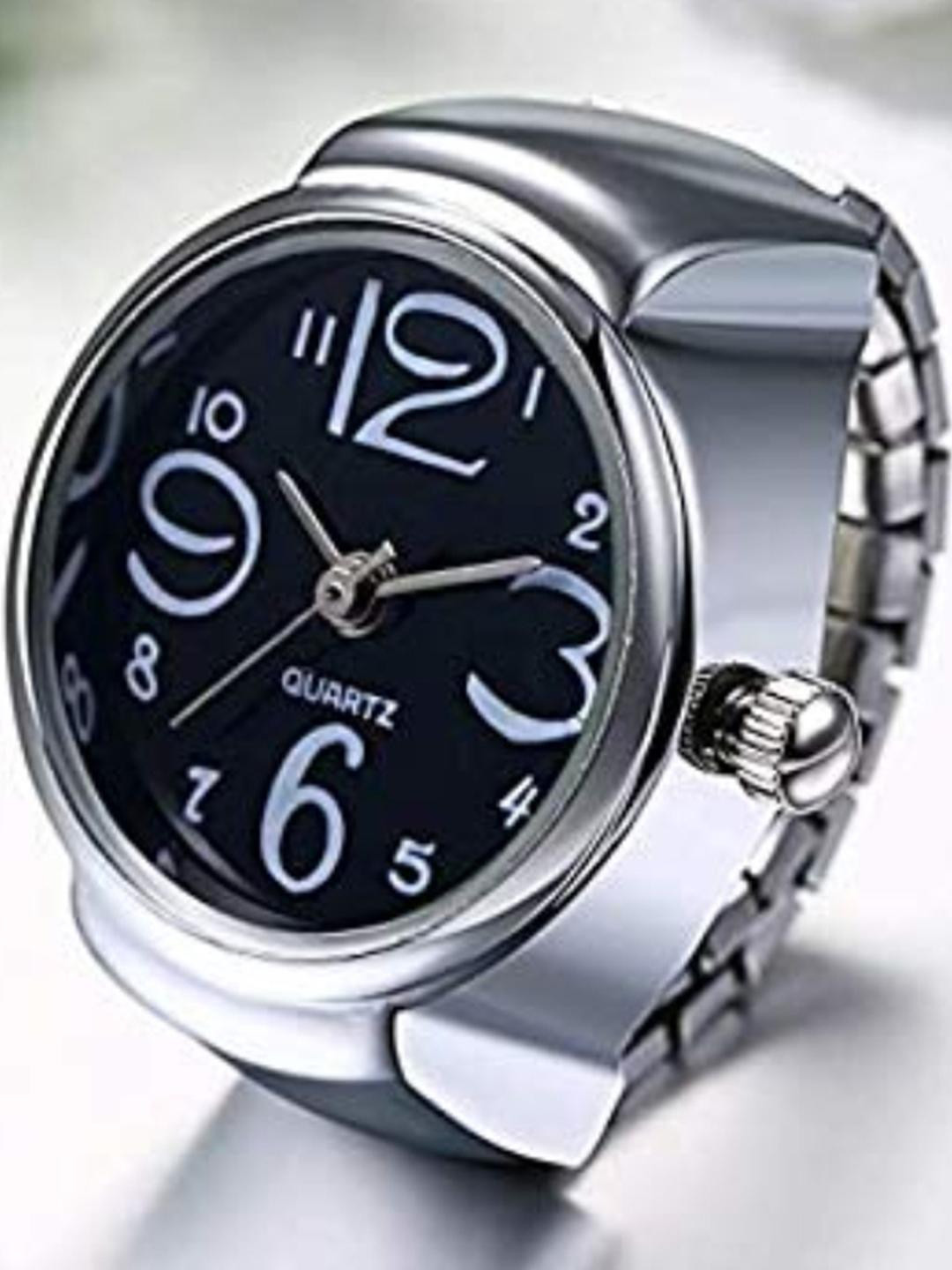 Shayna Silver Plated Watch Ring