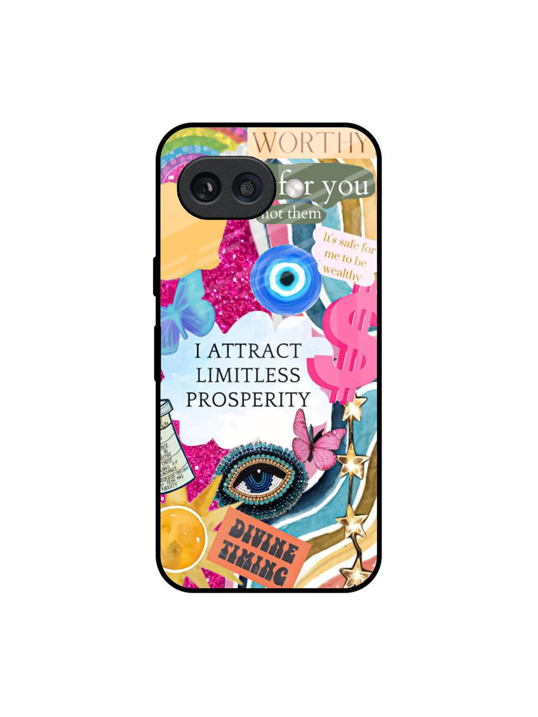 QRIOH Inner Strength Quirky Printed Google Pixel 9A Back Case Mobile Accessories