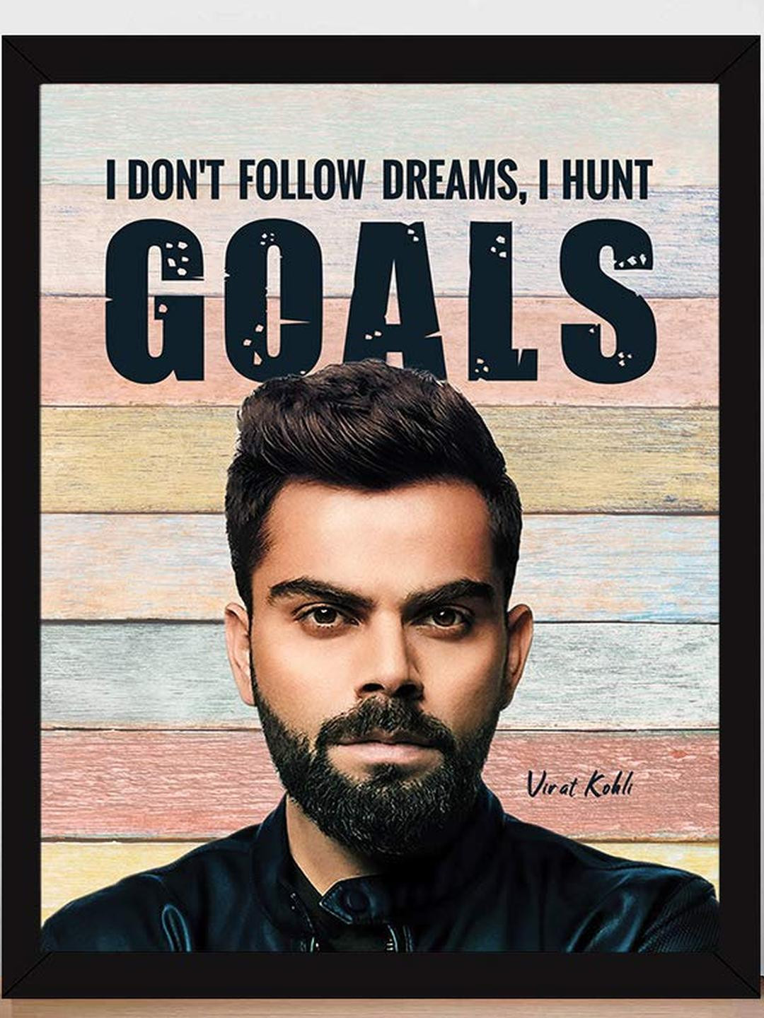 Chaka Chaundh Virat Kohli Quotes Wall Art