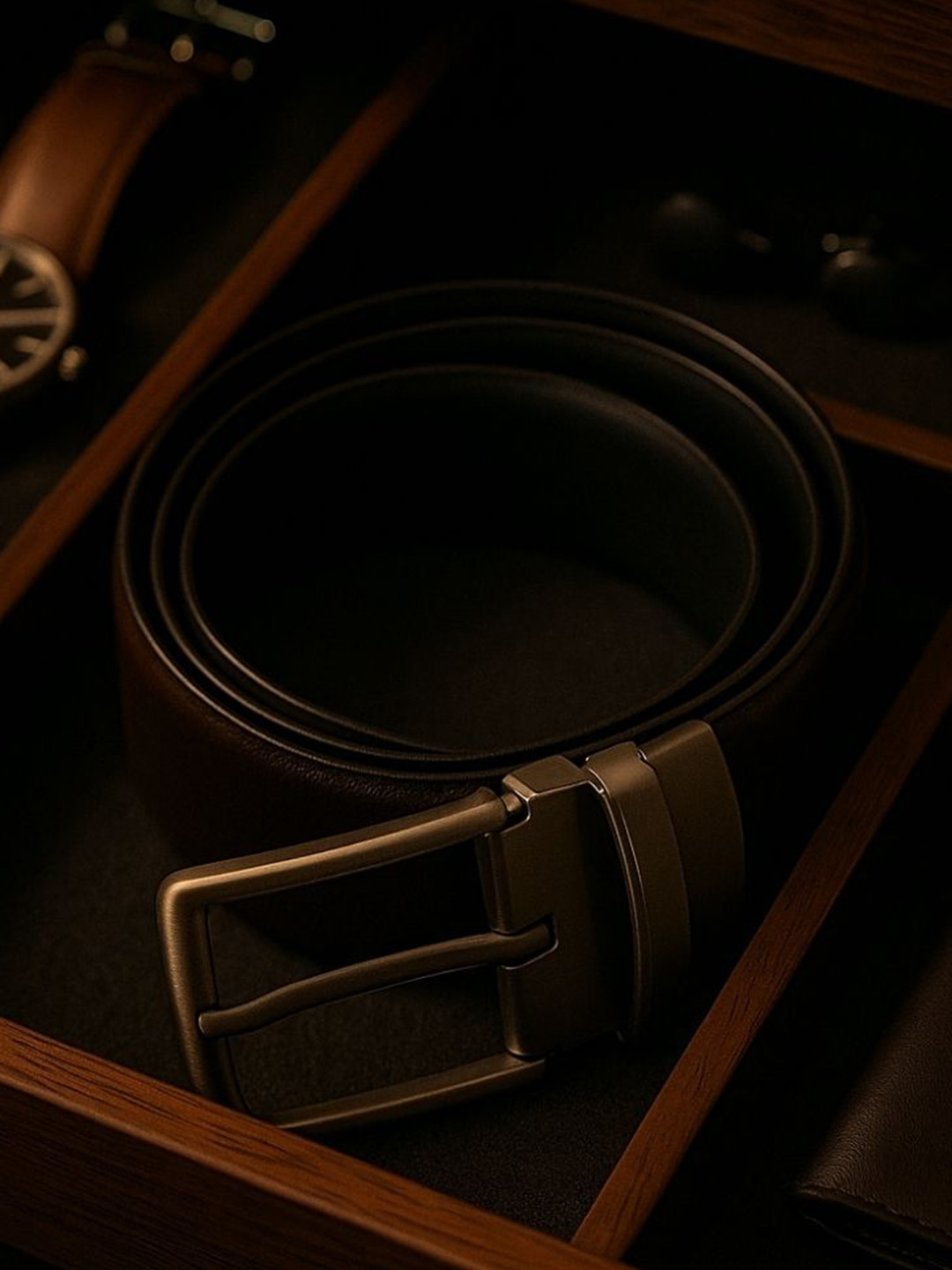 The Tie Hub Men Reversible Formal Belt